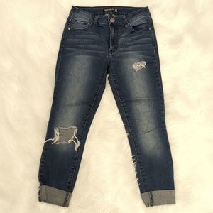 Design Lab Skinny Cropped Jeans